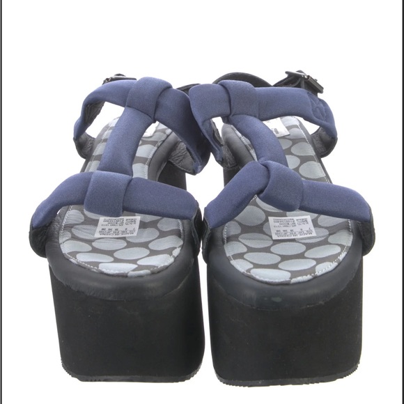 Adidas x Opening Ceremony Printed T strap platform Sandals - Picture 3 of 6